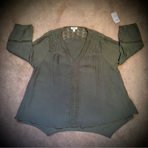 Style & Co. Women’s 3/4 Sleeve V-Neck Top